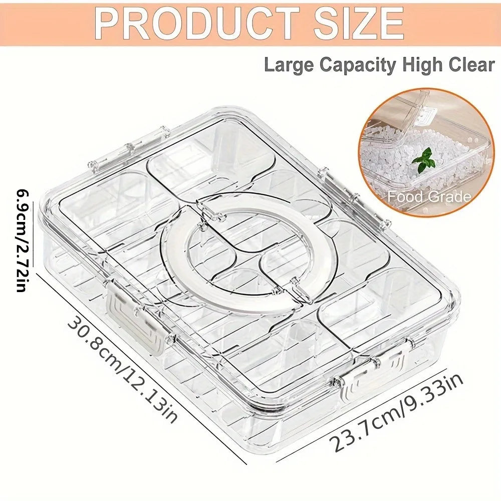 Veggie Tray with Lid and Handle