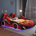With lights and sound system 120x200 150x200 180x200 cm Sports car bed bedroom furniture Bed bases and frames Double beds