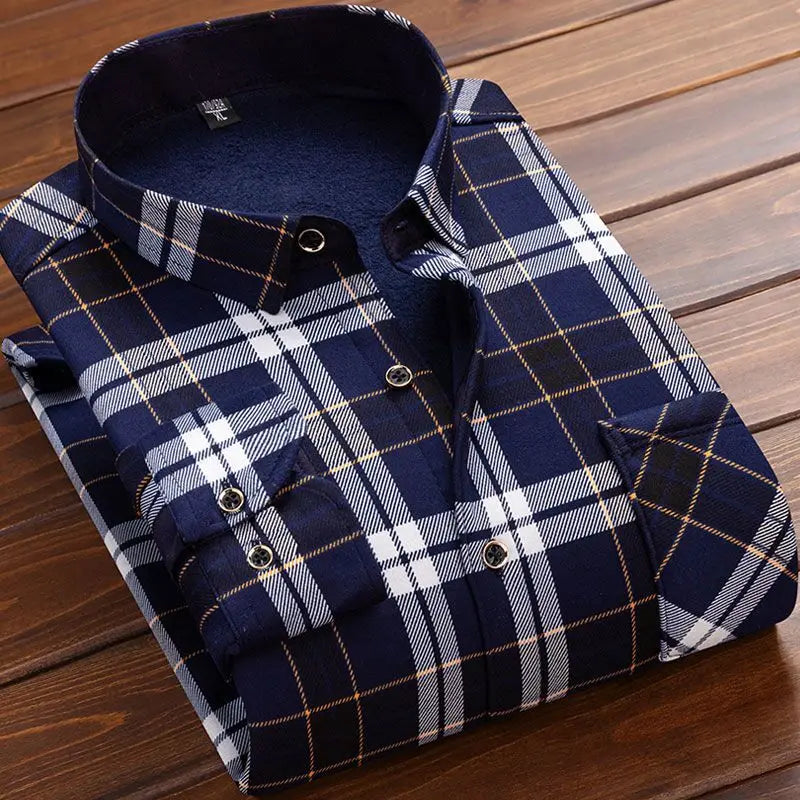 Men's Long Sleeve Plaid Shirts