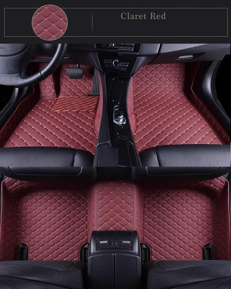 Custom 3D Car Floor Mats for BMW 7 Series G70 F01 2008-2015 F02 Long G11 G12 Long Interior Accessories Artificial Leather
