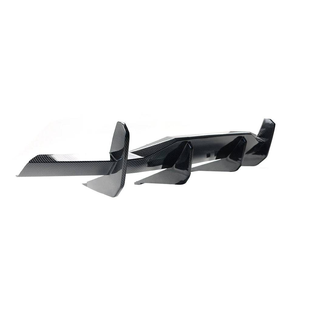 For 2020-2023 Chevrolet/Chevy Corvette C8 E-ray STG Z51 Rear Bumper Diffuser Rear Lip Splitter Spoiler Shark Fin Style Body Kit