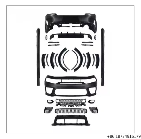 YLD Front Bumper Assembly Auto Part Front Bumper Kit for Dodge Charger SRT Hellcat 2015 2016 2017 2018 2019 2020 2021 2022 2023