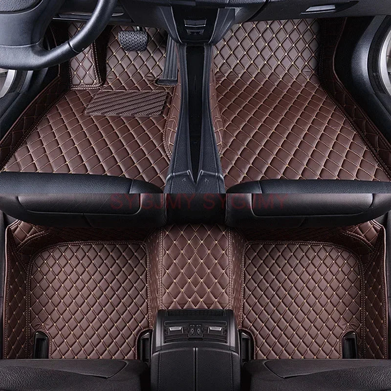 Custom 3D Car Floor Mats for BMW 7 Series G70 F01 2008-2015 F02 Long G11 G12 Long Interior Accessories Artificial Leather
