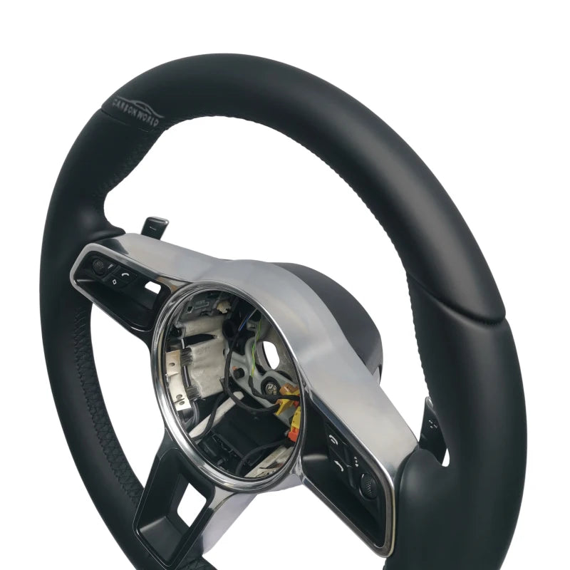 Steering Wheel For Porsche Panamera Cayenne Macan Taycan 911 992 997 970 971 955 958 987 Boxster Carrera Cayman Steering Wheels