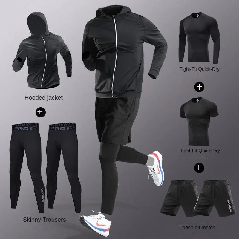 7Pcs Men's Fitness Full Set