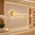 3D Metal Letters Business Logo Custom Led Illuminated Backlit Sign
