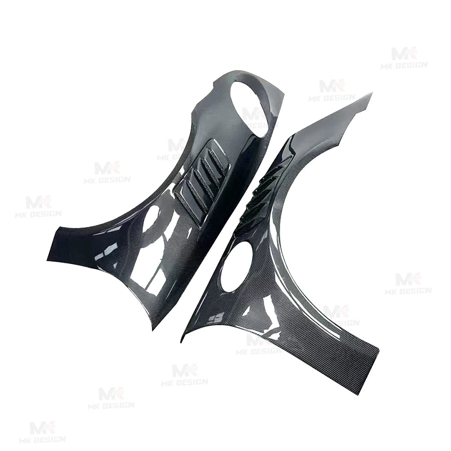 Carbon Fiber Front Fender Flares for Porsche 911 992 2021-2024 Side Fenders Air Vent Cover Trims Car Accessories