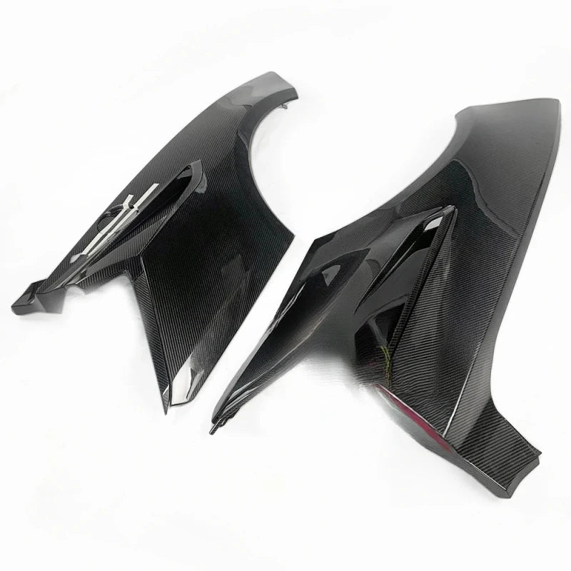 Dry Carbon Fiber Exterior Rear Quarter Panels Fenders For Corvette C8 Z06 20-Up