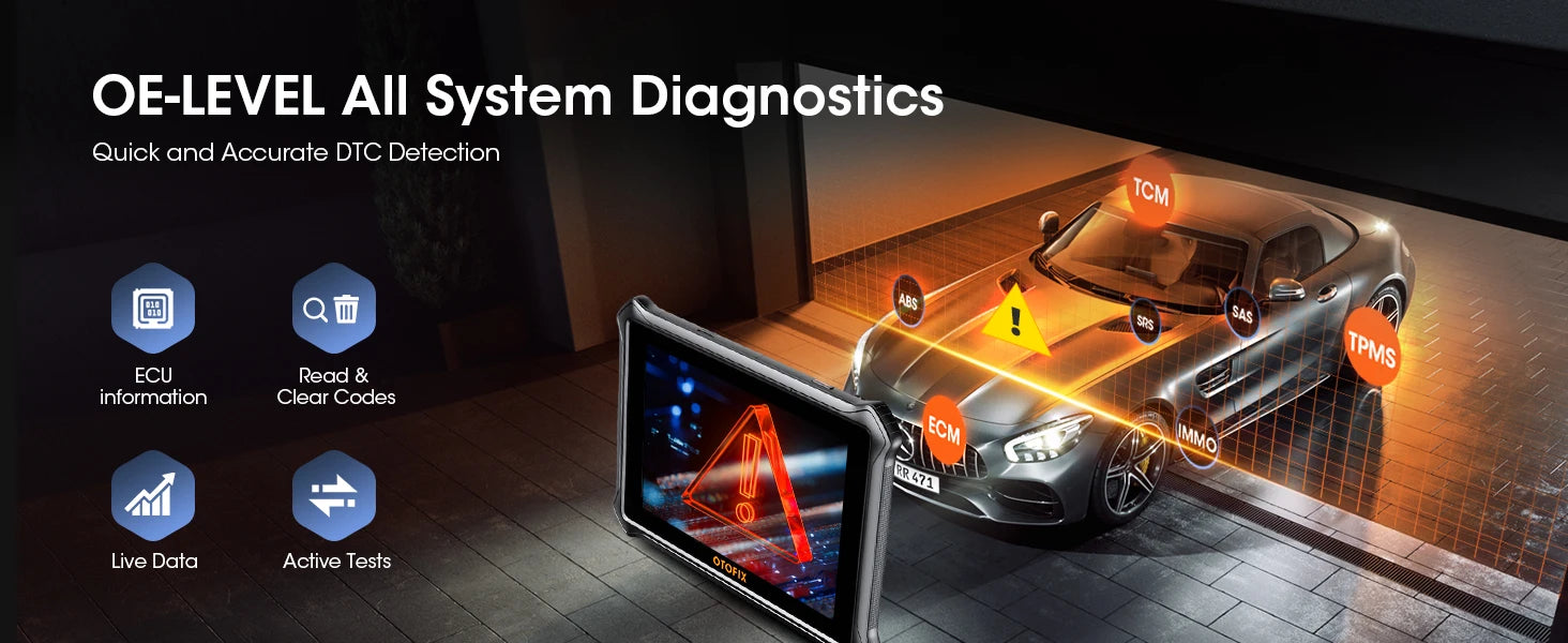OTOFIX D1 Lite Bidirectional Scan Tool All System Automotive Diagnostic Scanner FCA SGW CANFD DOIP OBD2 Scanner 2 Year Update