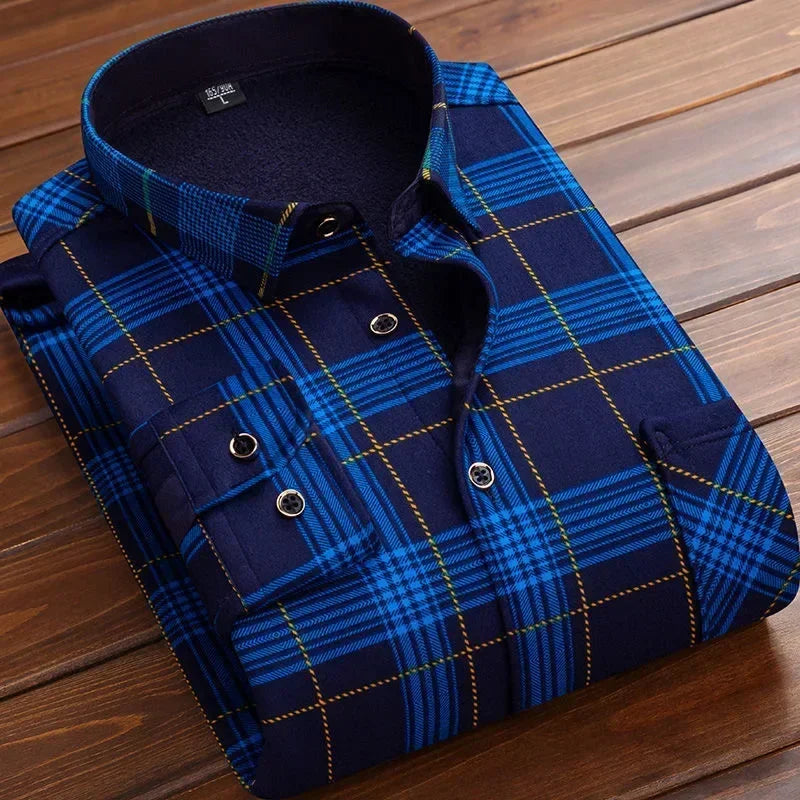 Men's Long Sleeve Plaid Shirts