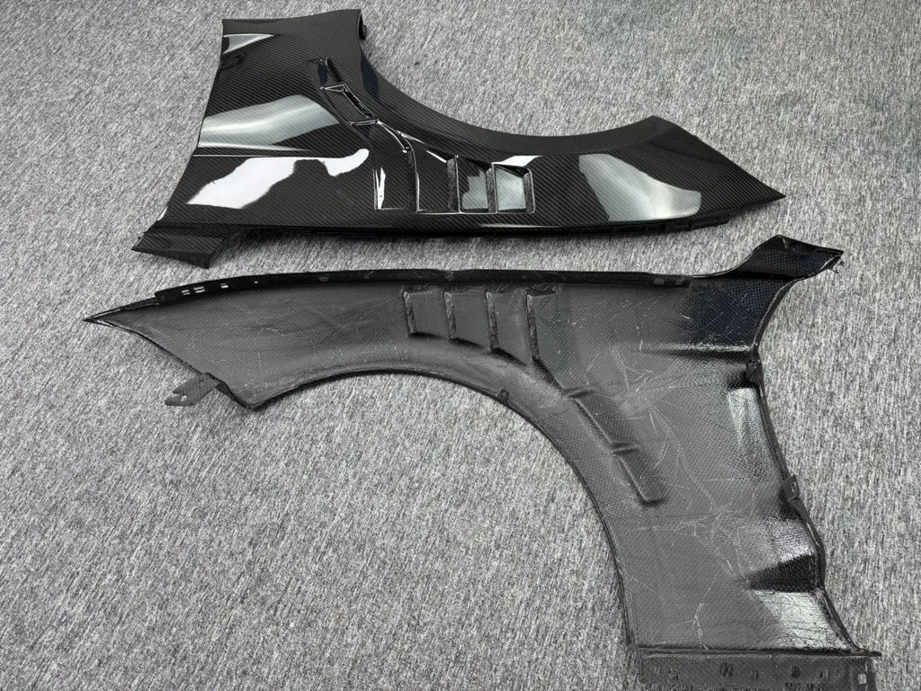 Suitable For Ford Mustang S550 GT EcoBoost V6 2015-2023 Carbon Fiber TPF Style Front Fender Exterior Upgrade