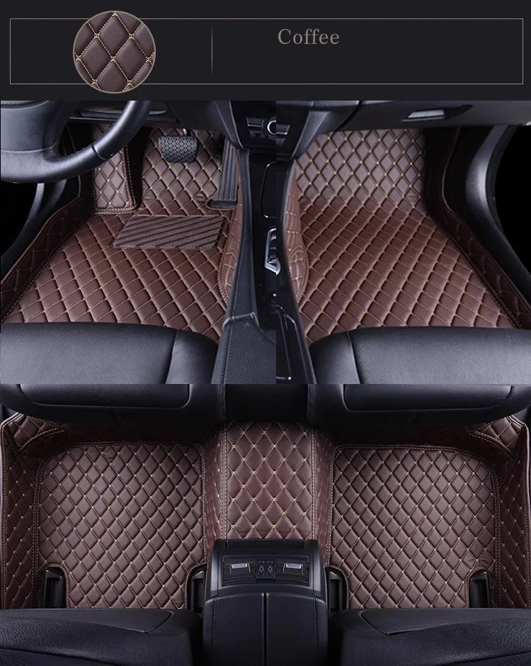 Custom 3D Car Floor Mats for BMW 7 Series G70 F01 2008-2015 F02 Long G11 G12 Long Interior Accessories Artificial Leather