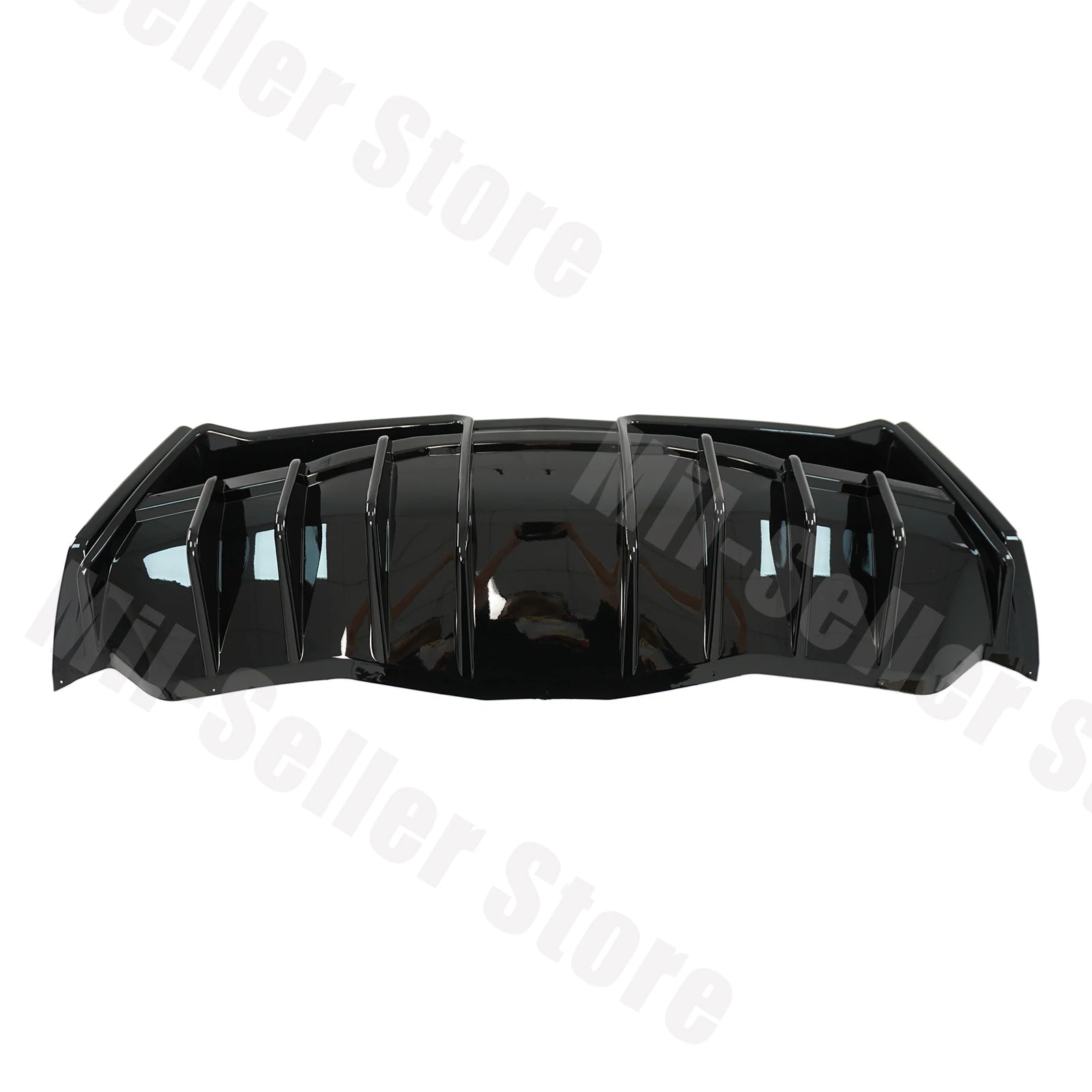 For Chevrolet Corvette C8 2020-2025 NINTE Style Rear Bumper Diffuser Non-Widebody Glossy Black Cars Accessories Body Kit