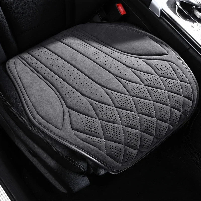 Car Suede Seats Protection Universal Car Seat Cover All Season Breathable High Quality Perforated Latex Suede SUV Seat Covers