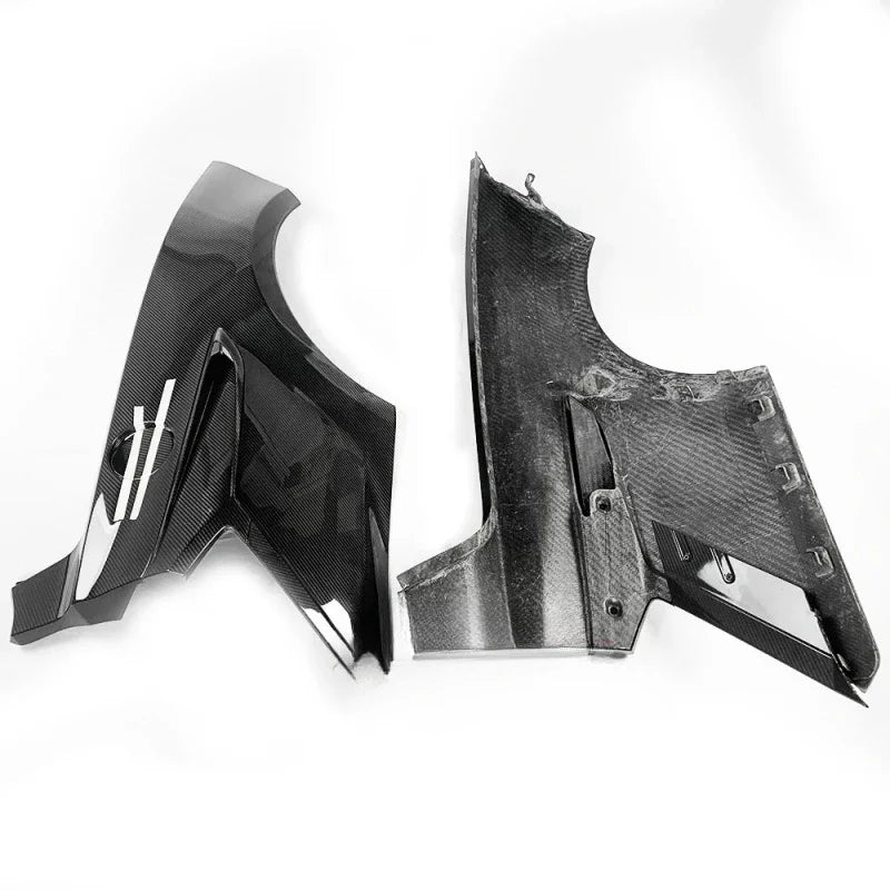 Dry Carbon Fiber Exterior Rear Quarter Panels Fenders For Corvette C8 Z06 20-Up