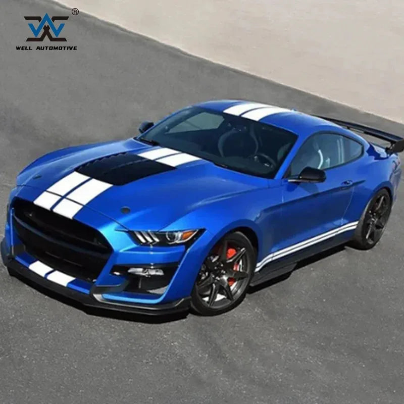 Old To New Bodykit Front Bumper W/O Grille Light For Mustang 10-14 GT500