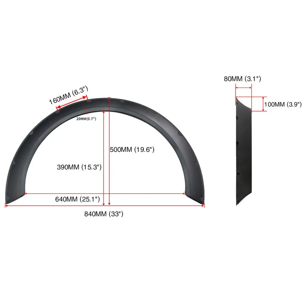 LAICY Fender Flares Wide Body Kit Wheel Arches Protector Cover For Dodge Charger R/T SXT SRT 2012-22 Mudguards Car Accessories