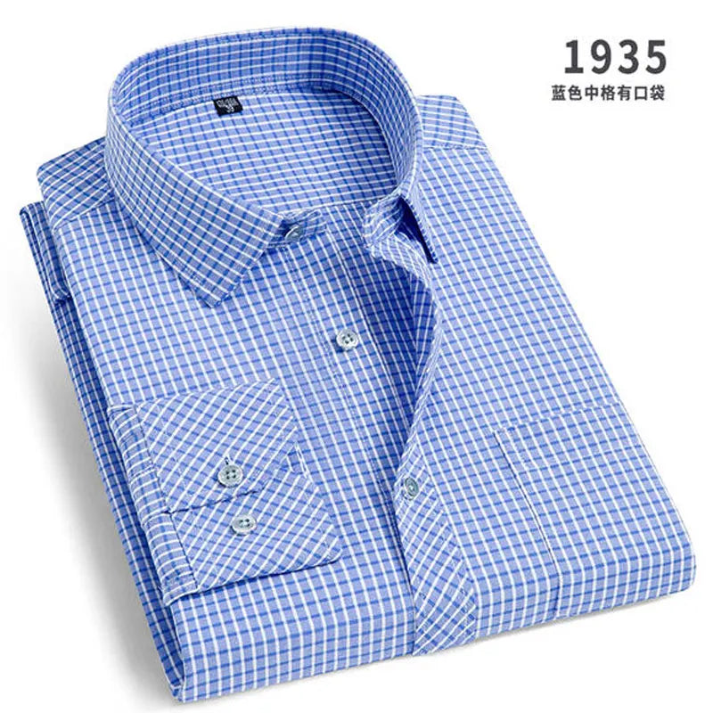 Men's Striped long-sleeved Shirt