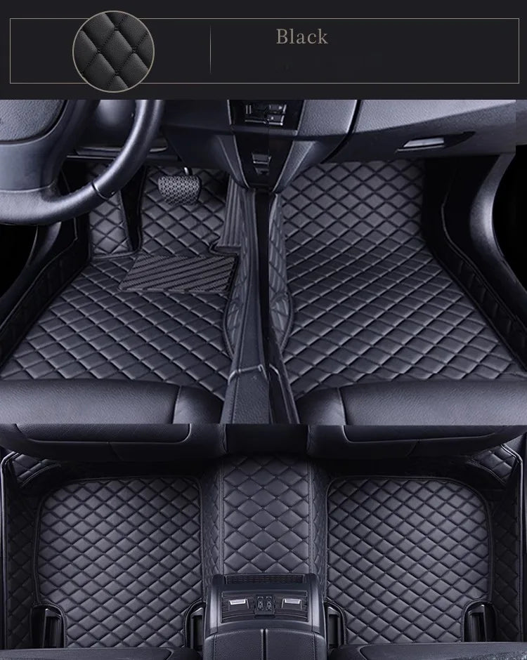 Custom 3D Car Floor Mats for BMW 7 Series G70 F01 2008-2015 F02 Long G11 G12 Long Interior Accessories Artificial Leather