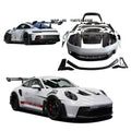 2025 New Design Dry Carbon Fiber Body Kit for 911 992 2019 2020 2021 2022 2023 2024 Upgrade to GT3 RS Style Bumper Assembly Assy