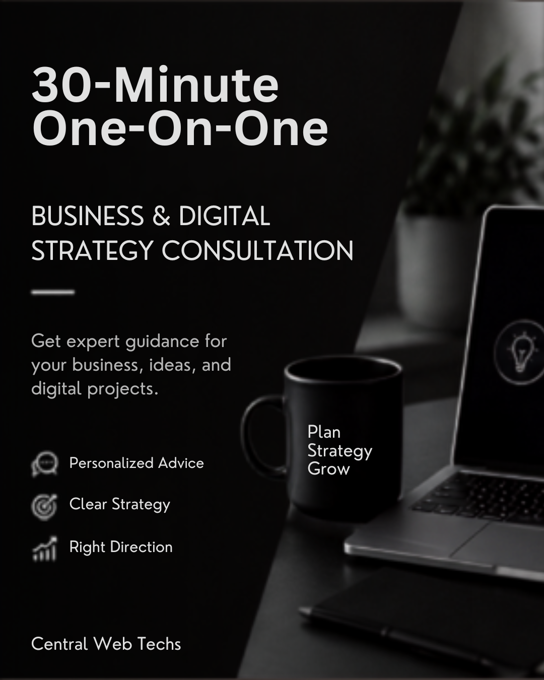 30-Minute One-on-One Business & Digital Strategy Consultation