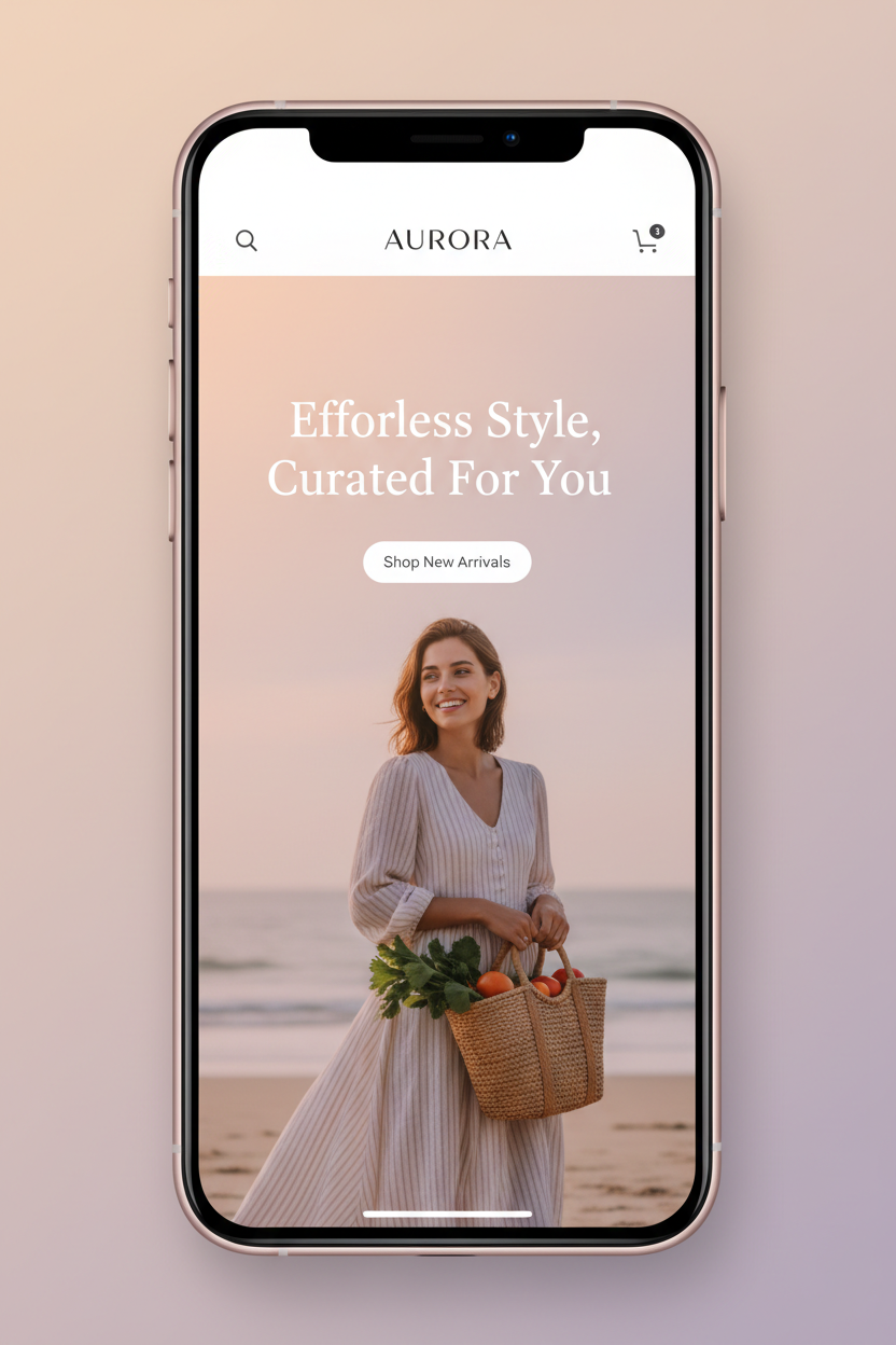 Premium Custom Shopify Cinematic Hero Video Section